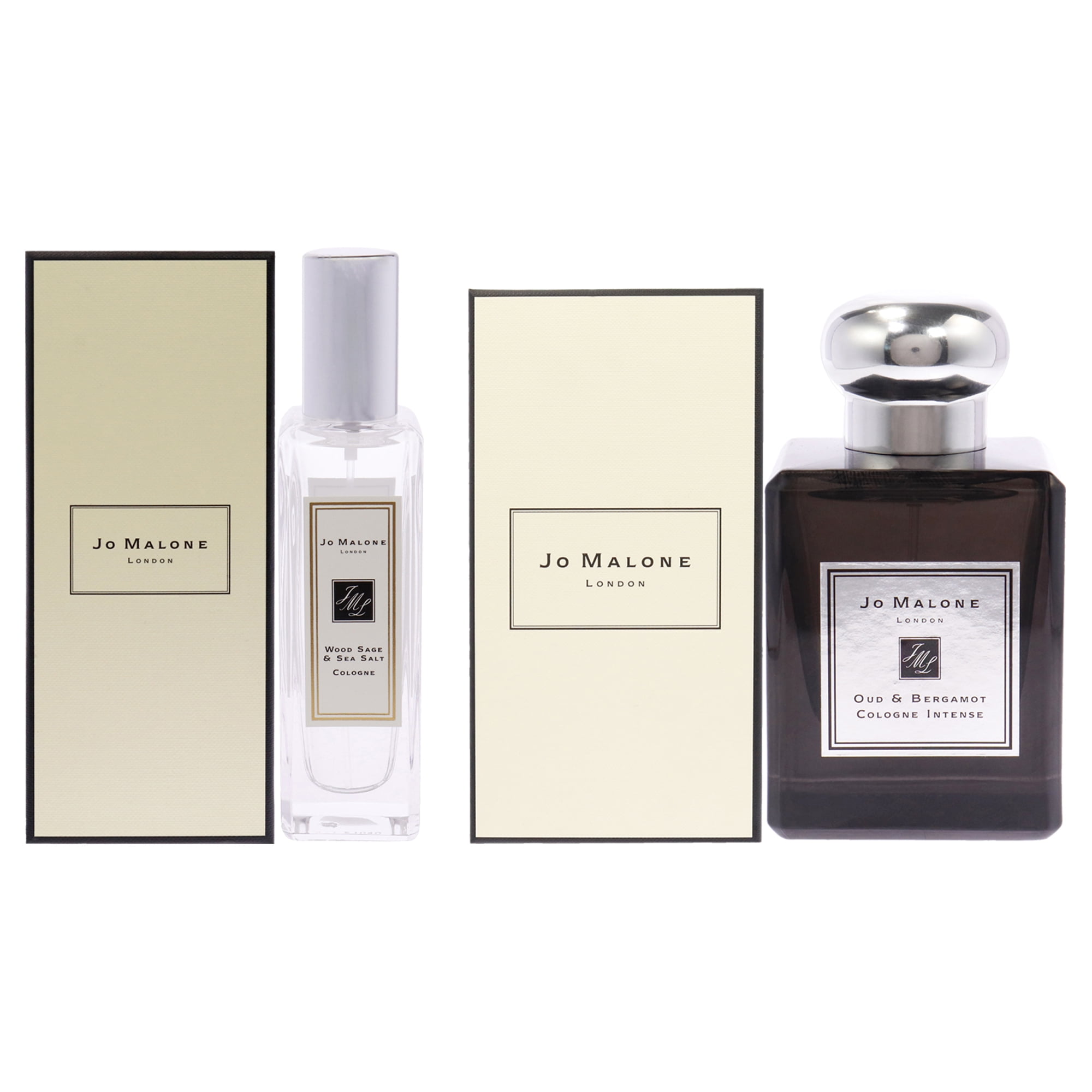 Jo Malone Wood Sage and Sea Salt and Oud and Bergamot Intense 2 Pc