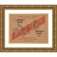 thumbnail image 1 of Jo Mora 14x11 Gold Ornate Wood Frame and Double Matted Museum Art Print Titled - The Animals of Aesop (1900), 1 of 4