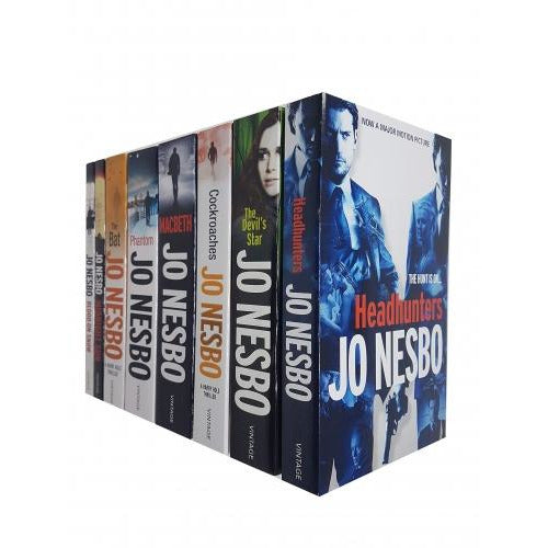 Jo Nesbo 8 Books Collection Set The Bat Headhunters Cockroaches The