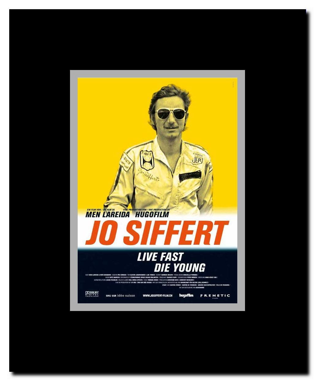 Jo Siffert: Live Fast - Die Young Framed Movie Poster