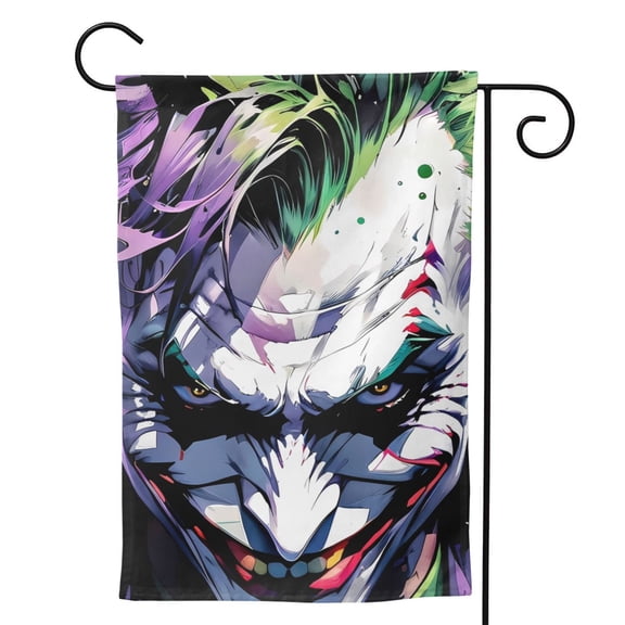 Jo-ker Garden Flags, Double Sided Decorative Yard Flag For Outside Yard Lawn Outdoor Home Decoration 12.5"X18"