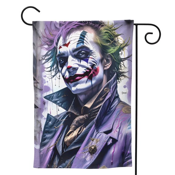 Jo-ker Garden Flags, Double Sided Decorative Yard Flag For Outside Yard Lawn Outdoor Home Decoration 12.5"X18"