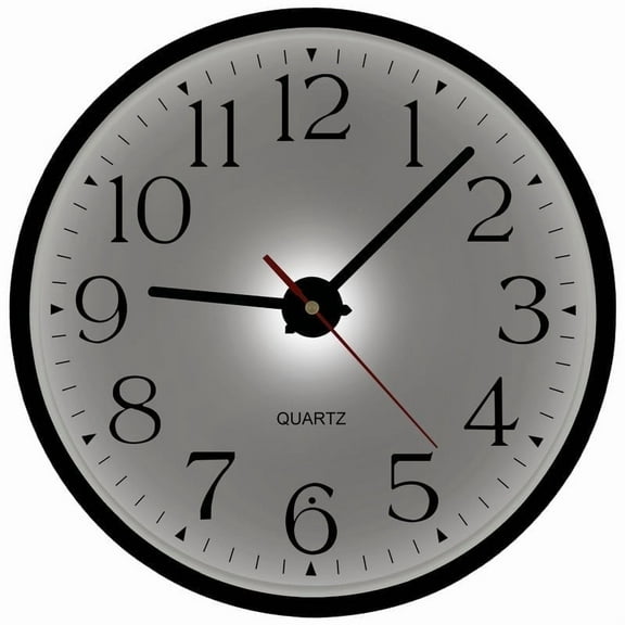 JoFomp Night Light Wall Clocks Battery Operated, 12 Inch Silent LED Light Up Wall Clocks for Living Room Decor, Modern Wall Clock for Bedroom Night Glow, Illuminated Clock with Auto-Dimming/USB Cable