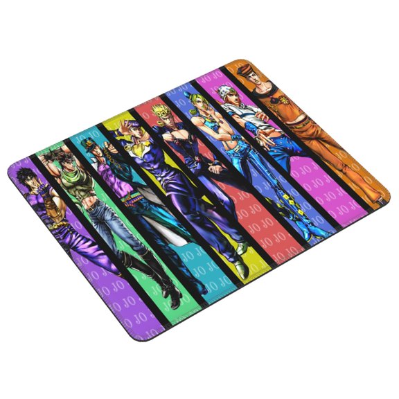 JoJo Bizarre Adventure Mousepad Rectangle Cartoon Printed Non-Slip Rubber Base Mouse Pad