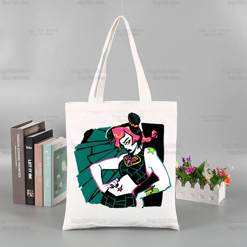 JoJo Bizarre Adventure Tote Bag Unisex Canvas Bags Shopping Bags