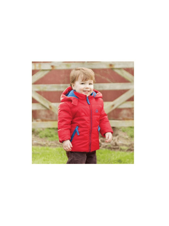 JoJo Maman Bb Little Boys' Puffer Fleece Lining Jacket 4-5 Years