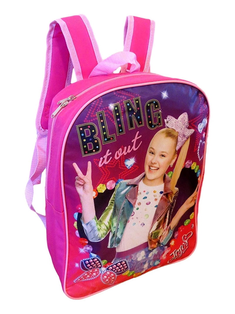jojo siwa mini backpack RALME 5 Pc. Set for Girls, 16 in. Sequin Backpack w/JoJo Lunch Bag & Pencil Case Backpack measures Jo Jo Jojo Siwa Clear