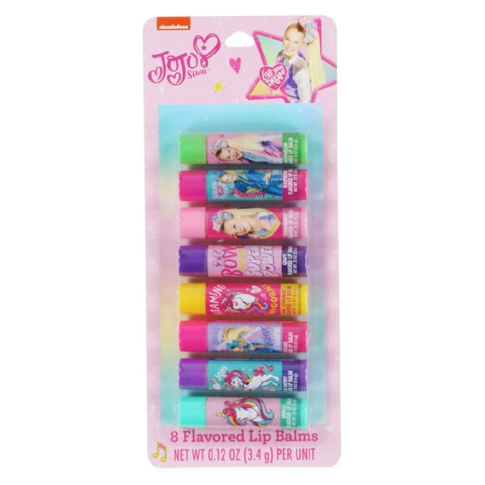 JoJo Siwa 8 Tube Flavored Lip Balm - Walmart.com