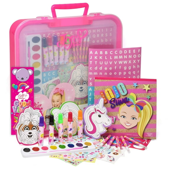 Gift Boutique JoJo Siwa Art Supplies Set for Kids Craft Coloring Case 1 Piece