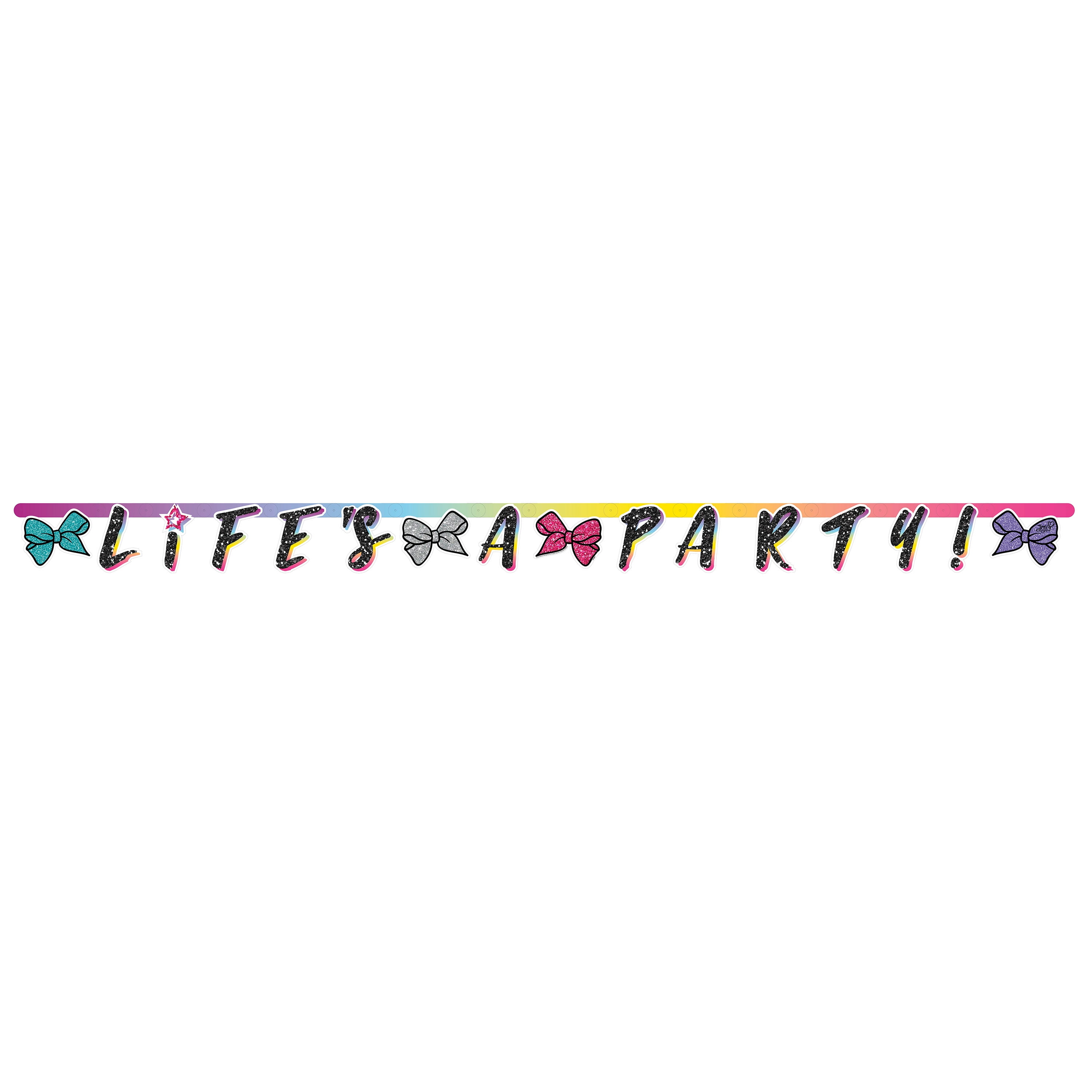 UNIQUE INDUSTRIES JoJo Siwa Birthday Banner, 6.25ft