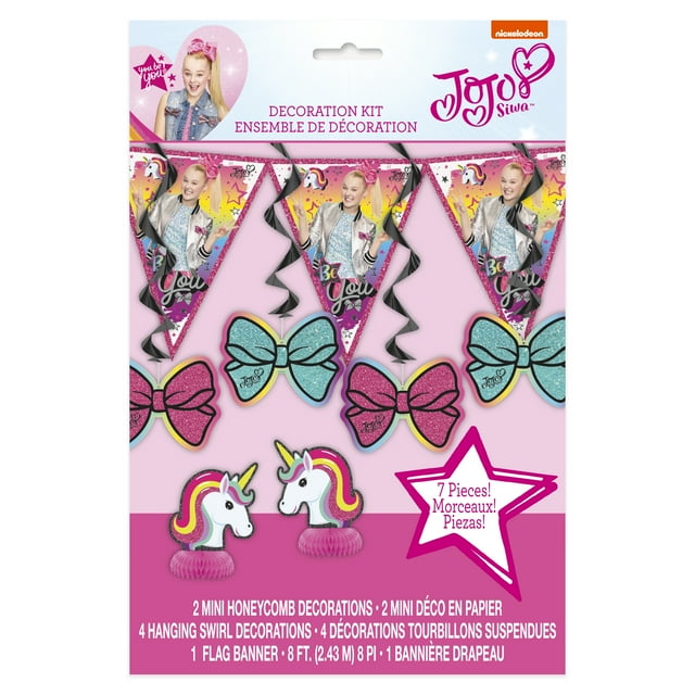 JoJo Siwa Birthday Party Decorating Kit, 7pcs - Walmart.com