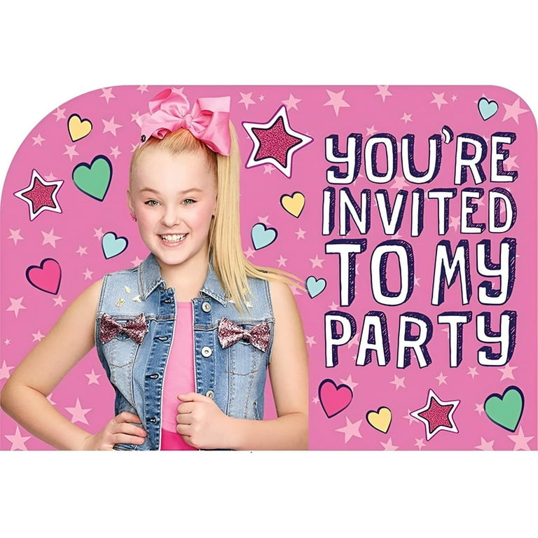 jojo-siwa-birthday-party-invitations-walmart-com for Free Printable Jojo Siwa Invitations JoJo Siwa Birthday Party Invitations - Walmart.com for Free Printable Jojo Siwa Invitations