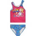 thumbnail image 1 of JoJo Siwa Character LOL Tankini Top & Bottom Swimsuit Set - Pink/Blue - Sizes 4, 5/6 and 6X, 1 of 2