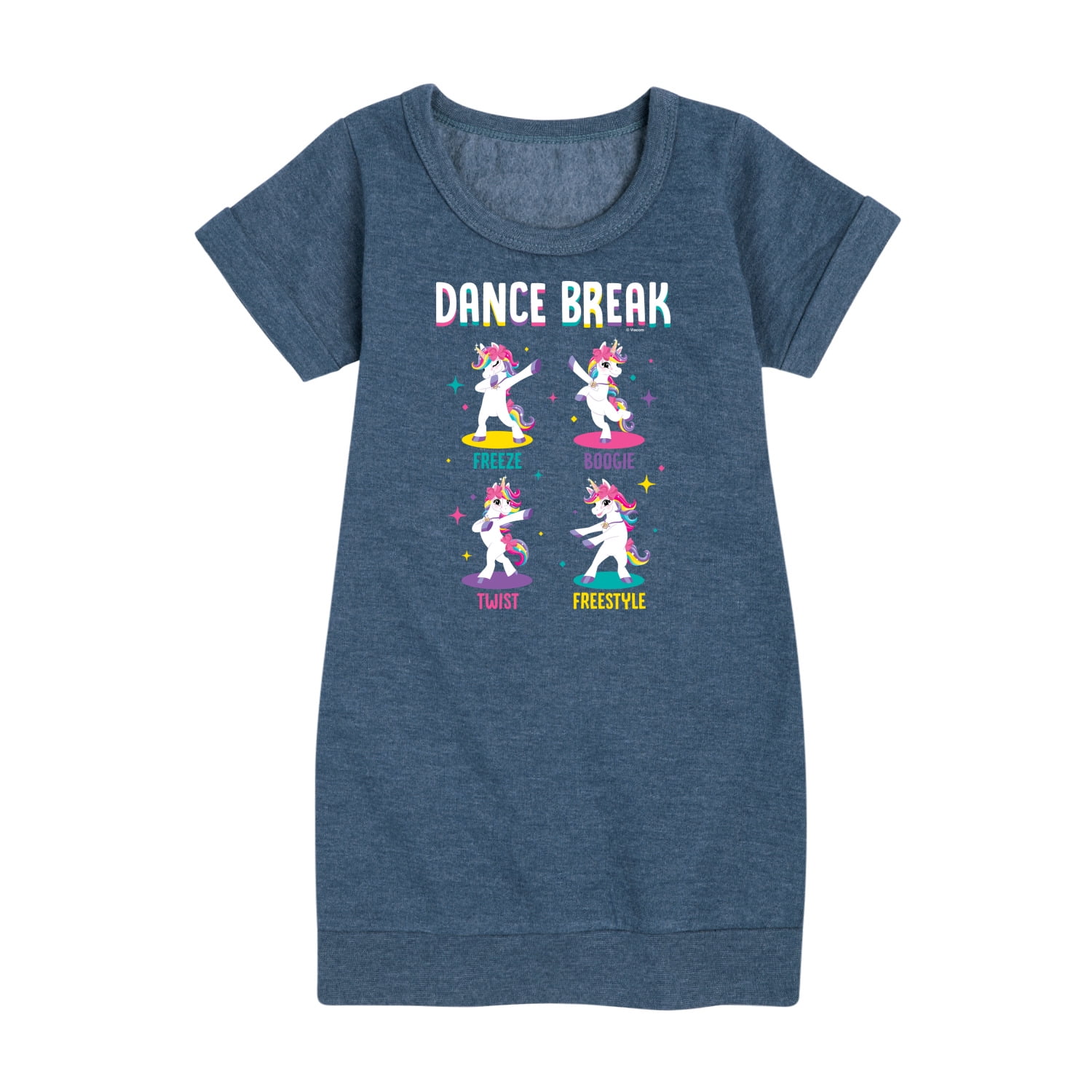 JoJo Siwa Dance Break Unicorns Toddler And Youth Girls Fleece Dress