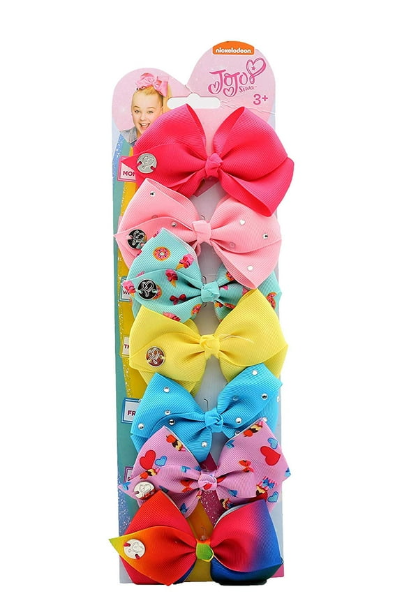 Days of the Week 7 Hair Bows Solids and Patterns