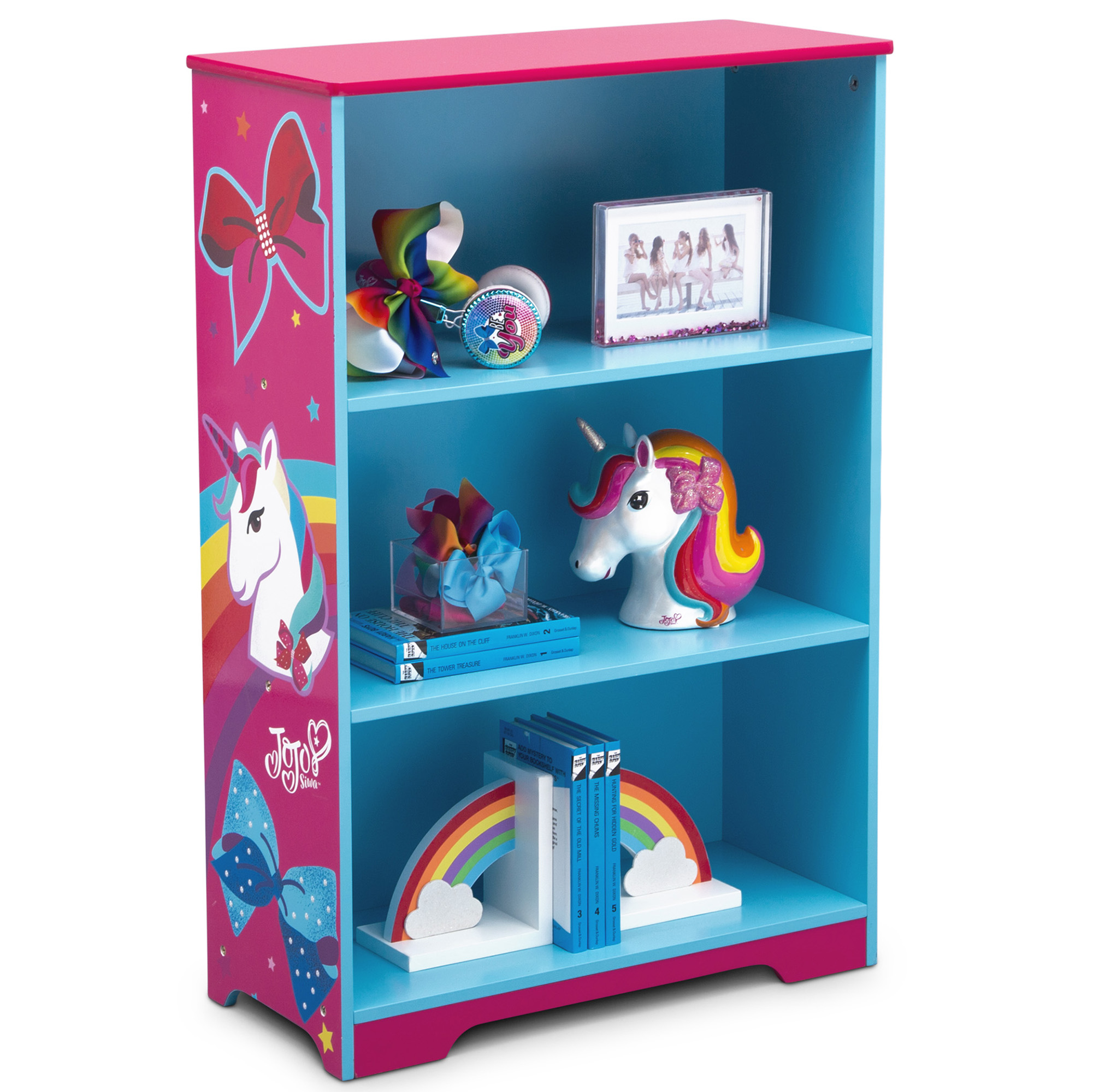 Disney Princess Wooden Playhouse 4Shelf Bookcase by Delta Children
