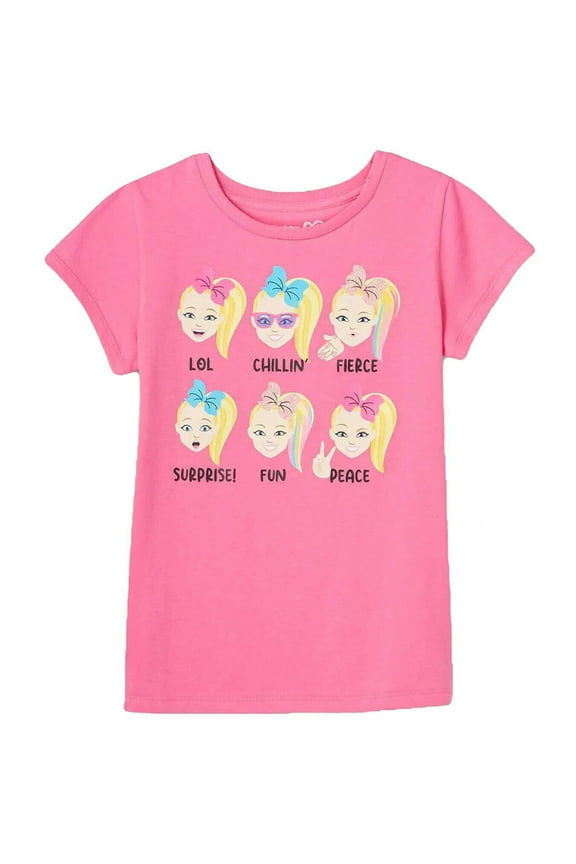 Expressions Girl's Pink Short Sleeve T-Shirt M (7-8)