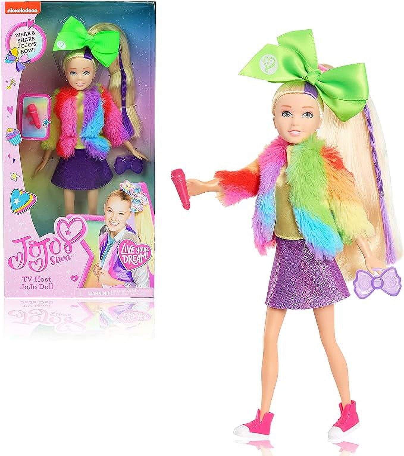 JoJo Siwa Fashion Doll TV host 10 inch doll Kids Toys for Ages 3 Up by Just Play