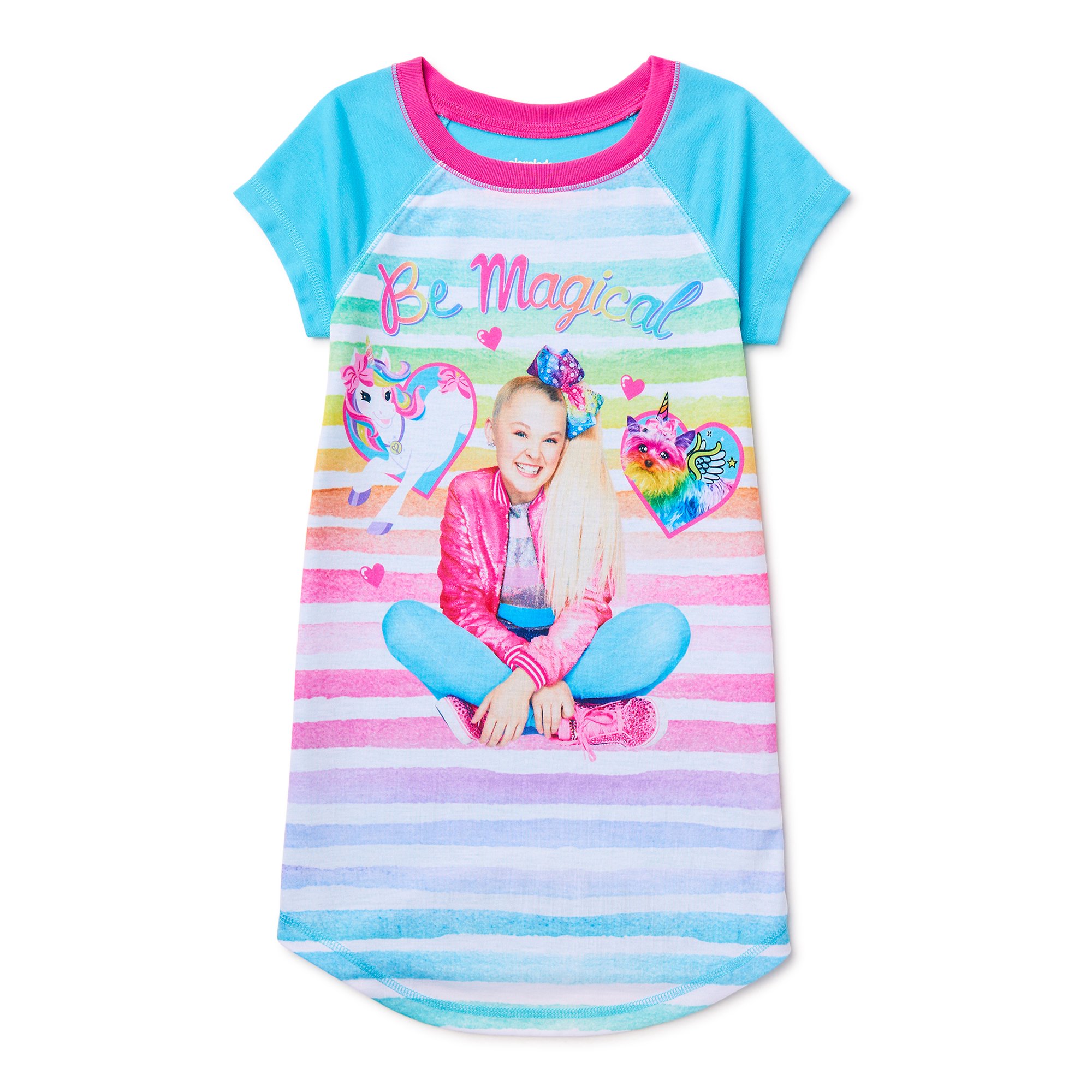 JoJo Siwa Girls Nightgown Pajama, Sizes 4-12 - Walmart.com