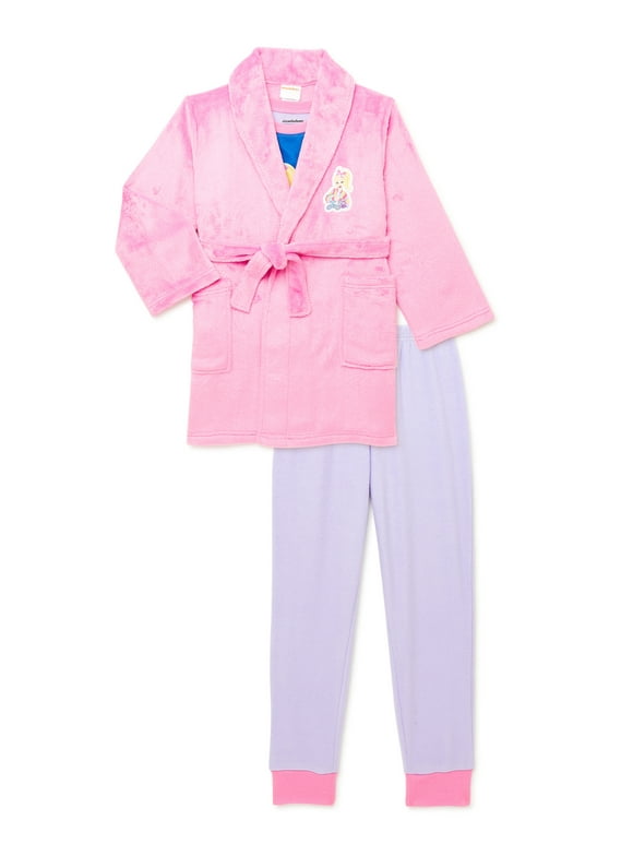 Girls' Pajama and Robe Set, 3-Piece, Sizes 4-12