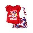 thumbnail image 1 of JoJo Siwa Girls' Ruffle Shorts Set with Headband (Little Girls), 1 of 2
