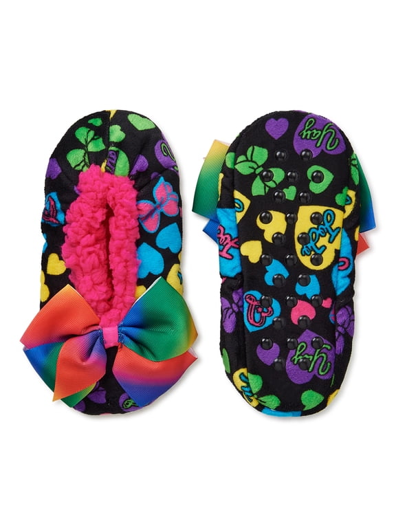 JoJo Siwa Girls’ Slipper Socks, Sizes S-L