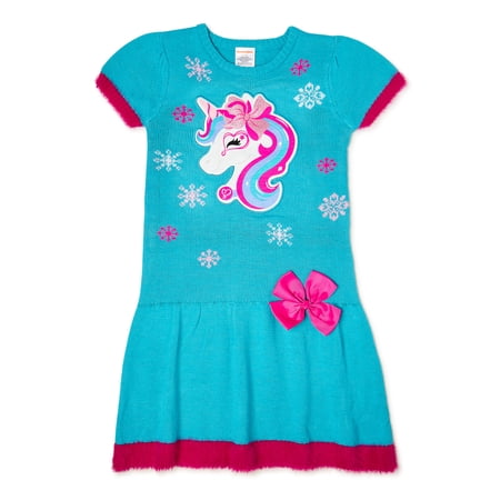 JoJo Siwa Girls Sweater Dress, Sizes 4-16
