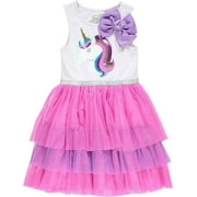 JoJo Siwa Girls' Tutu Dress with Tulle Skirt - Nickelodeon
