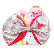 JoJo Siwa Hair Bow, Sparkle Silver