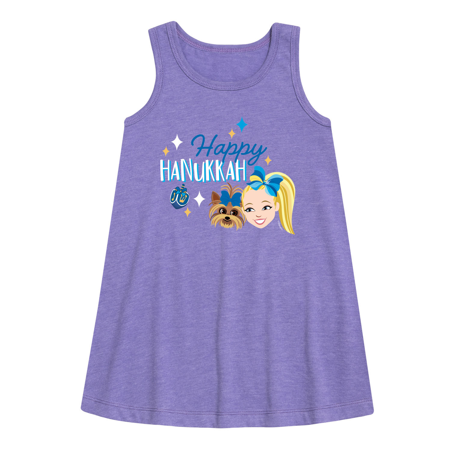JoJo Siwa - Brandclub - JoJo Siwa - Happy Hanukkah - Toddler and Youth  Girls A-line Dress