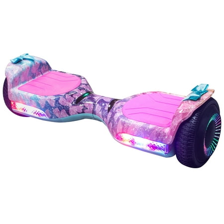 JoJo Siwa Hoverboard, Self-Balancing Scooter with Bow and Light-up Wheels, for Kids Ages 8+, Pink