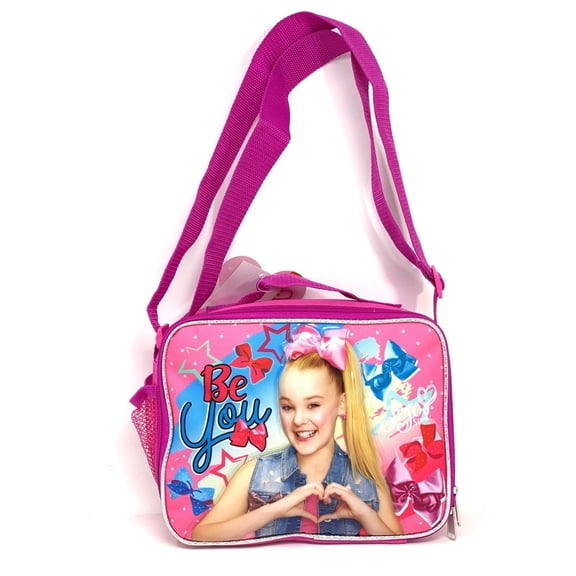 JoJo Siwa Insulated Lunch Bag Snack Bag with Adjustable Shoulder Straps