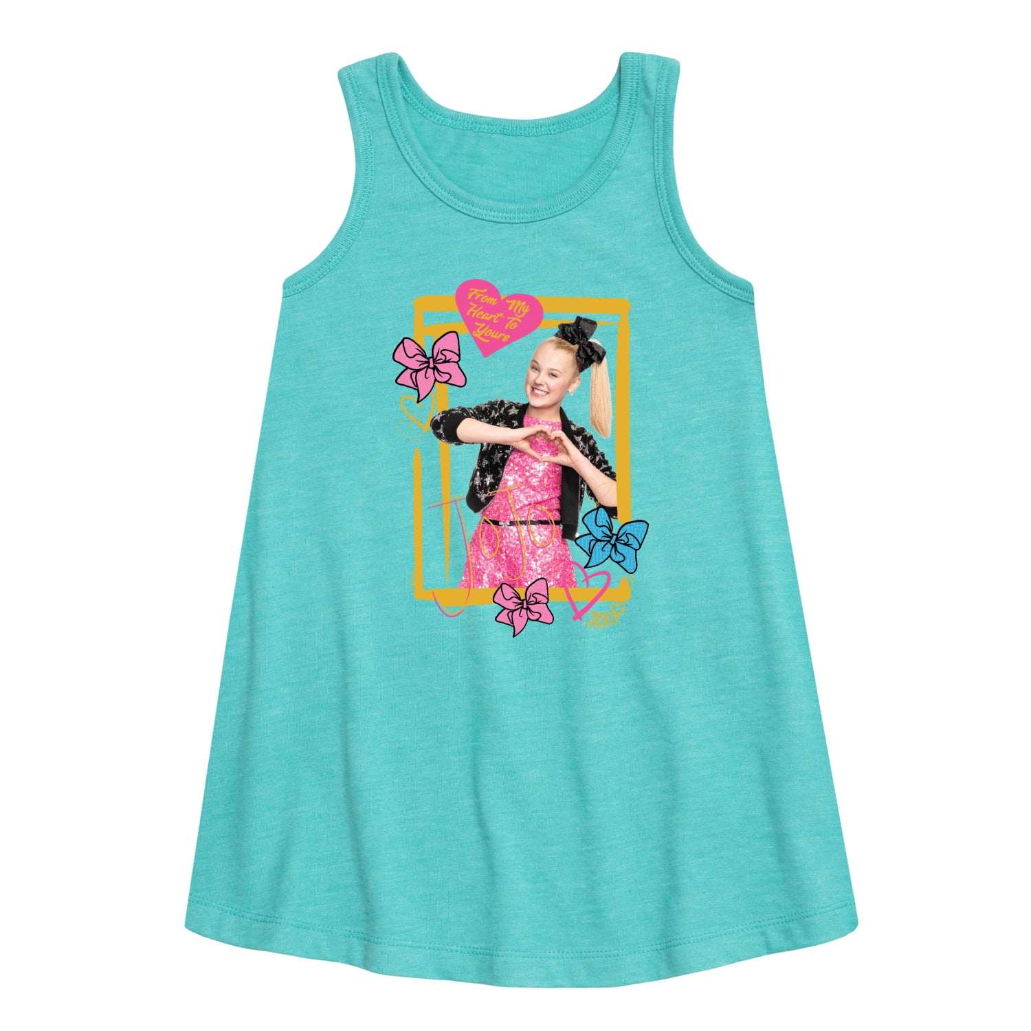 JoJo Siwa - Jojo Love - Toddler and Youth Girls A-line Dress - Walmart.com