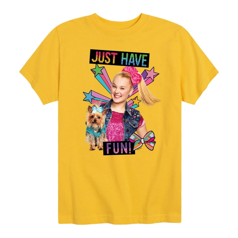 JoJo Siwa Just Have Fun Toddler And Youth Short Sleeve Graphic T Shirt