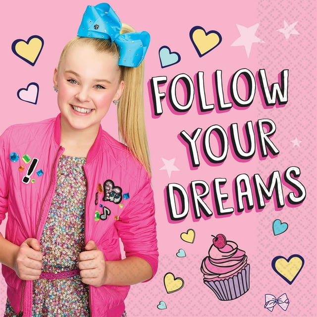 JoJo Siwa Lunch Napkin (16 Count) - Walmart.com
