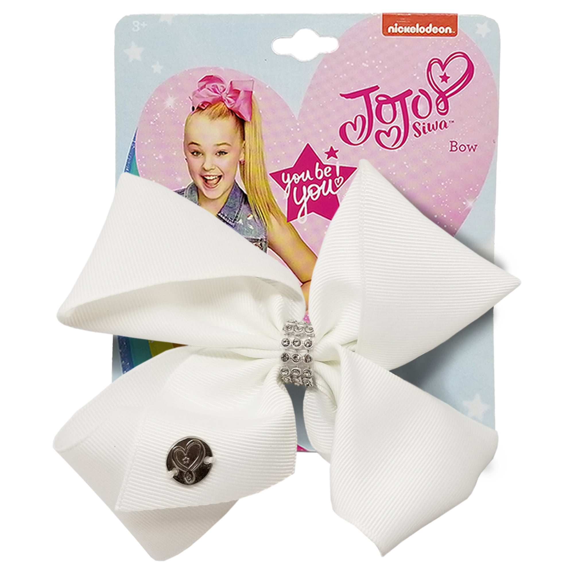 JoJo Siwa Medium Hair Bow (White)
