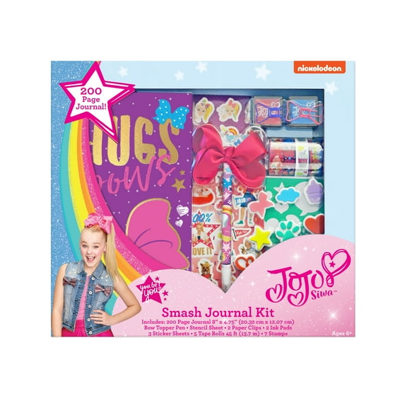 JoJo Siwa Nickelodeon Smash Journal Craft Kit (22 Pieces)
