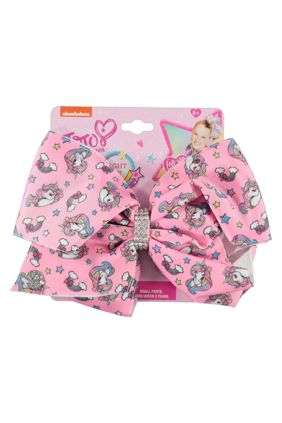 Nickelodeon Unicorn Light Up Child & Toddler Hair Bow Clip, Pink