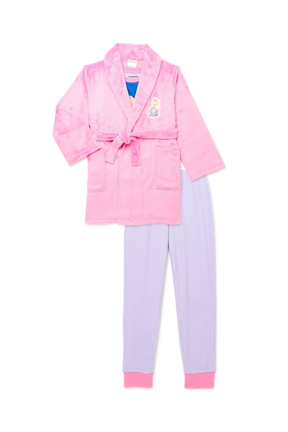 Pajama and Robe Set, 3-Piece, Medium