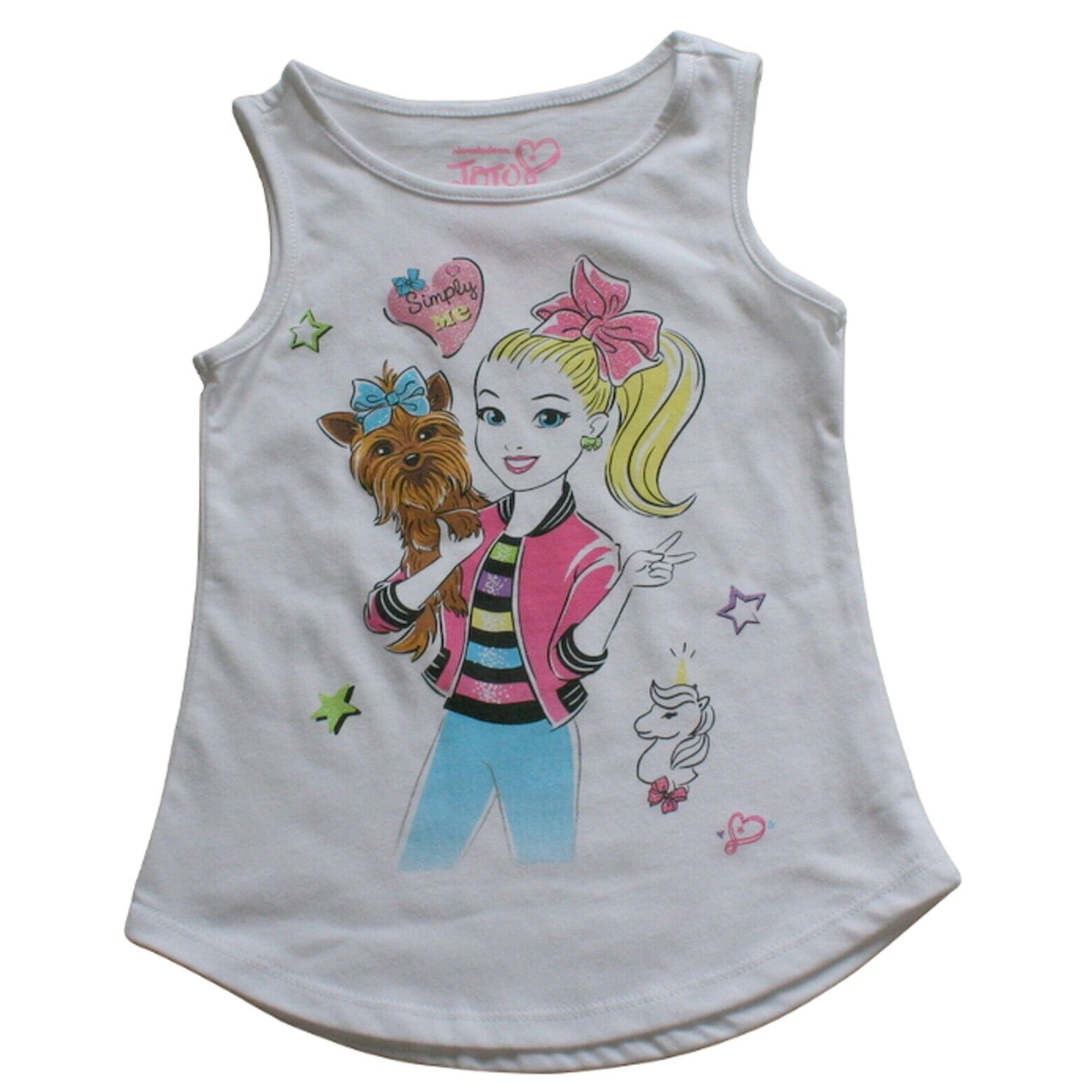 Tunique Tank Top JoJo Siwa Glow On Girl - Taille Medium, Neuf Avec Étiquettes
