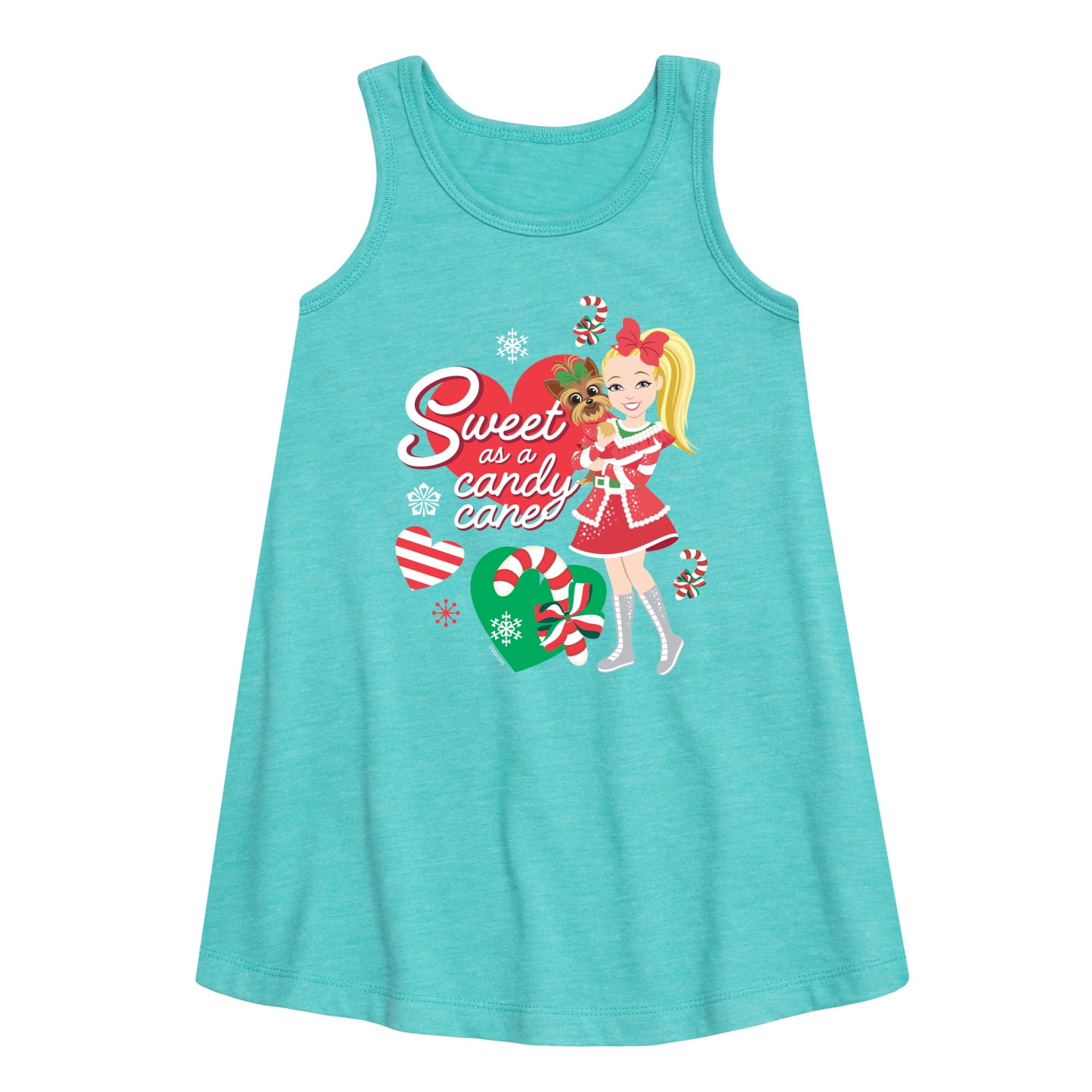 JoJo Siwa Sweet As A Candy Cane Toddler and Youth Girls Aline