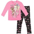 thumbnail image 1 of JoJo Siwa Toddler Girls Fleece Sweatshirt and Leggings Outfit Set Toddler to Big Kid, 1 of 5