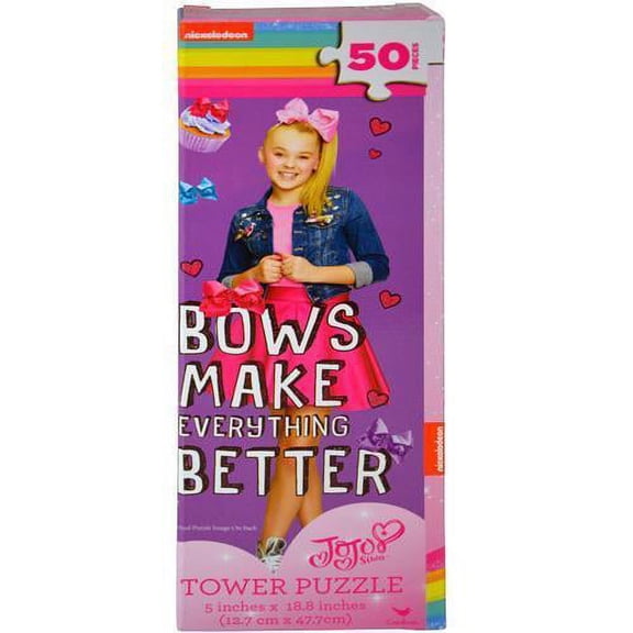 JoJo Siwa Tower Puzzle with a bow