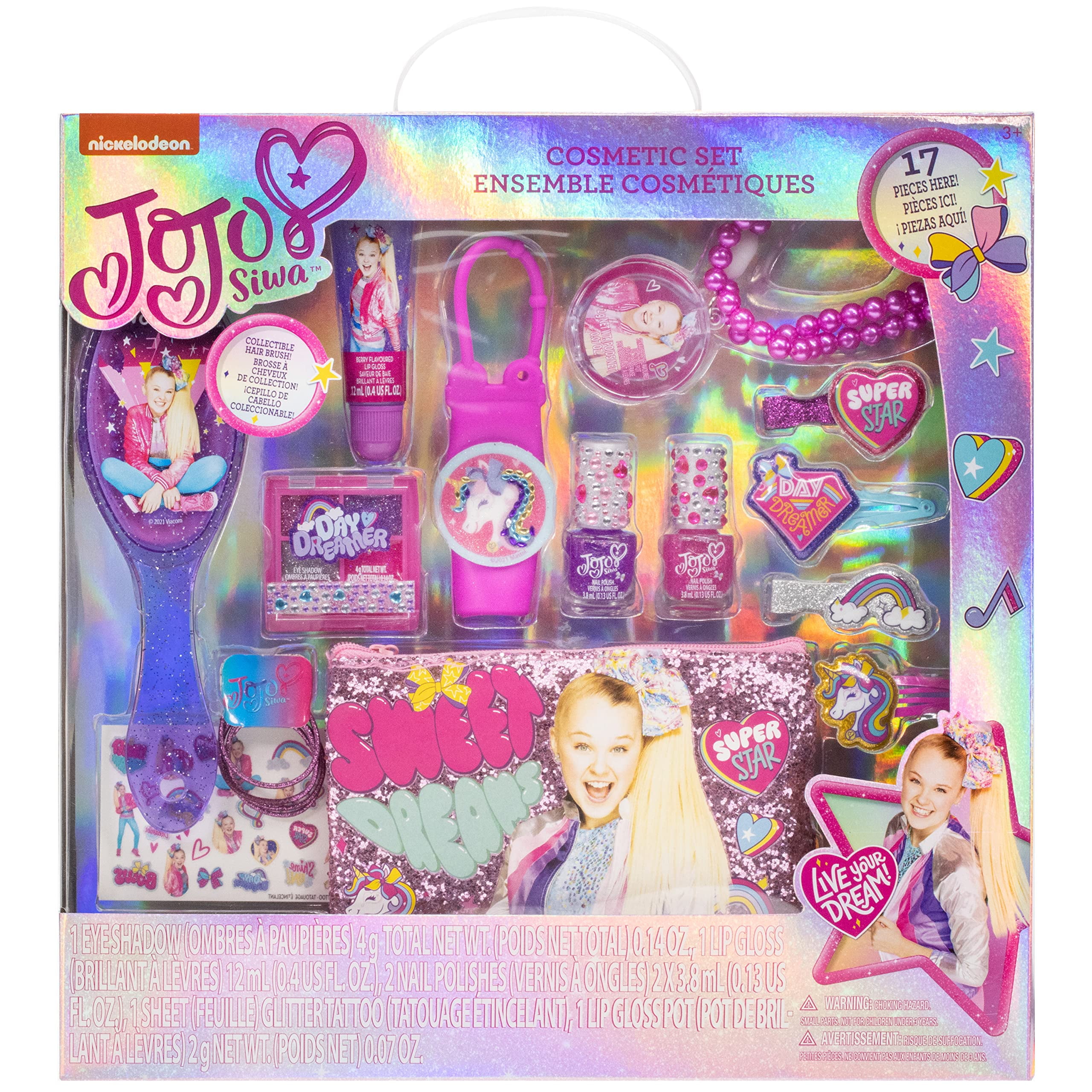 JoJo Siwa - Townley Girl Cosmetic Makeup Gift Box Set Includes Lip