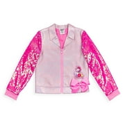 JoJo Siwa Unicorn Little Girls Sequin Zip Up Jacket Toddler to Big Kid