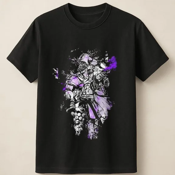 JoJo Star Platinum Manga Style Splash Purple Stand Power Unisex T Shirt | eBay