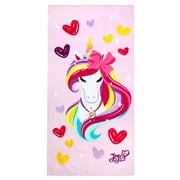 JoJo Unicorn Hearts Beach Towel