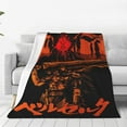 thumbnail image 1 of JoJo''s Bizar#re Adven-ture Fleece Blanket Soft Cozy Throw Blanket 60x80, Lightweight Fuzzy Comfy Flannel Blanket Warm Plush Throw Blankets for Couch, Sofa, Bed, 1 of 6