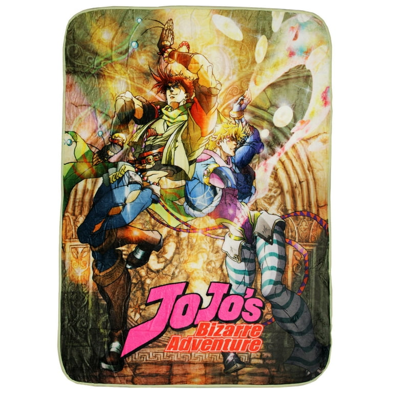 JoJo s Bizarre Adventure Anime Jojo and Dio Brando Manga Super Soft Plush Throw Blanket 45 x 60 Walmart