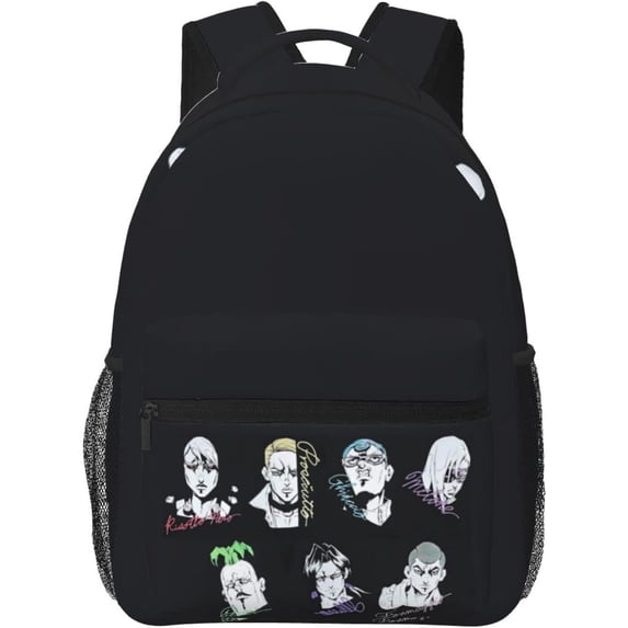 JoJo's Bizarre Adventure Backpacks Casual Laptop Backpack Climbing Shopping Travel Bags for Men Women